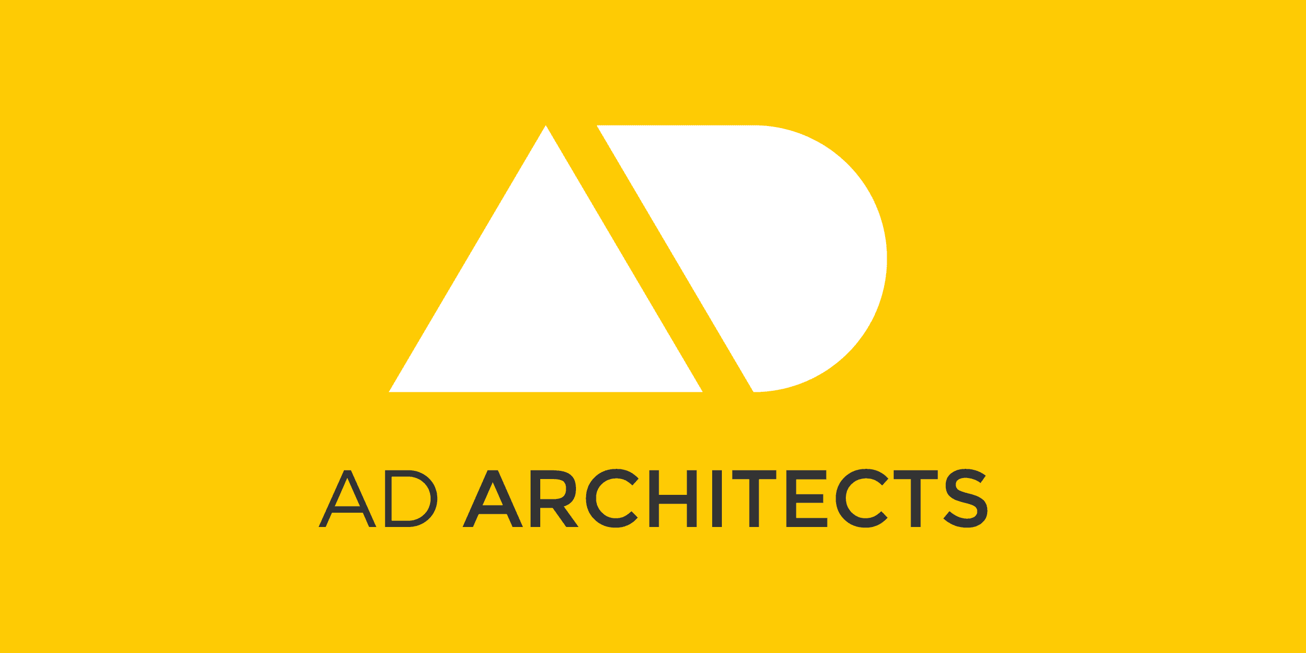 Ad Architects logo on yellow background